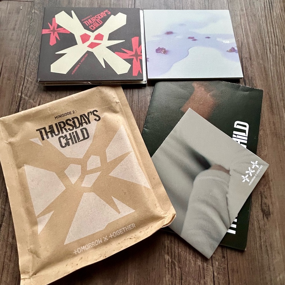 Tomorrow x Together K-Pop - Thursday’s Child Minisode 2 Album and Posters
